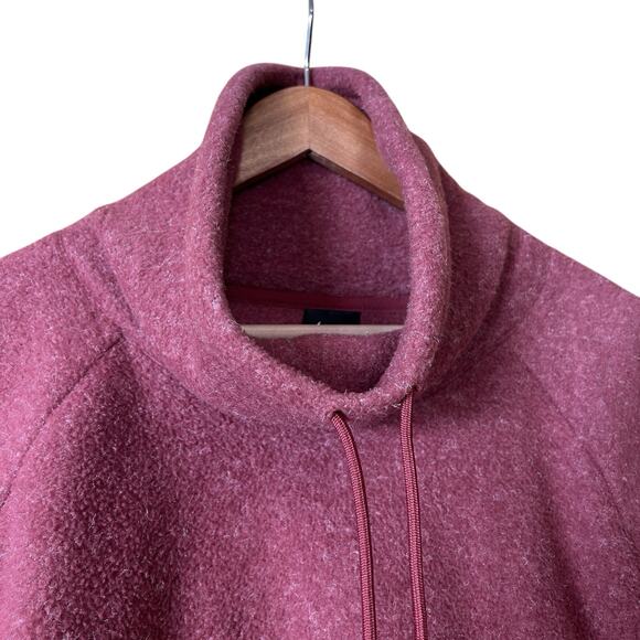 Nike Therma-FIT Mauve Cowl Neck Fleece Pullover L - Picture 4 of 8